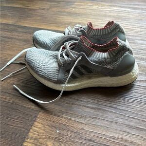 adidas Ultra Boost Gray Knit Sneakers
